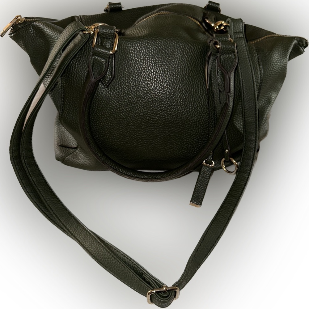 Olive Purse with Removable Strap - Picture 2 of 5